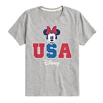 Disney's Minnie Mouse Boys 8-20 USA Graphic Tee
