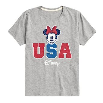 Disney's Minnie Mouse Boys 8-20 USA Graphic Tee