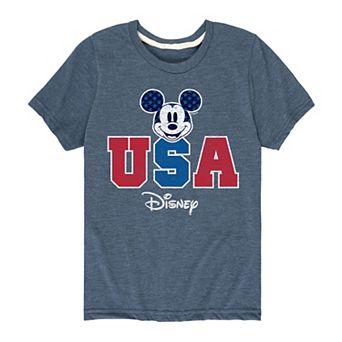 Disney's Mickey Mouse Boys 8-20 USA Graphic Tee