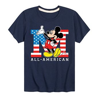 Disney's Mickey Mouse Boys 8-20 All American Graphic Tee