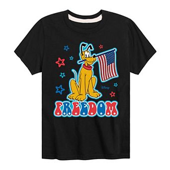 Disney's Pluto Boys 8-20 Freedom Graphic Tee