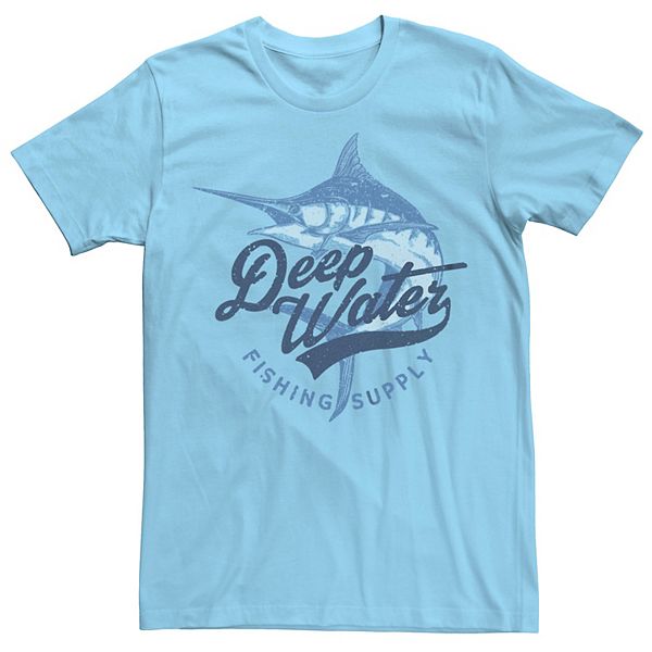 Men's Deep Water Fishing Supply Swordfish Graphic Tee