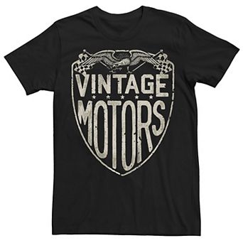 Men's Vintage Motors Shield Graphic Tee