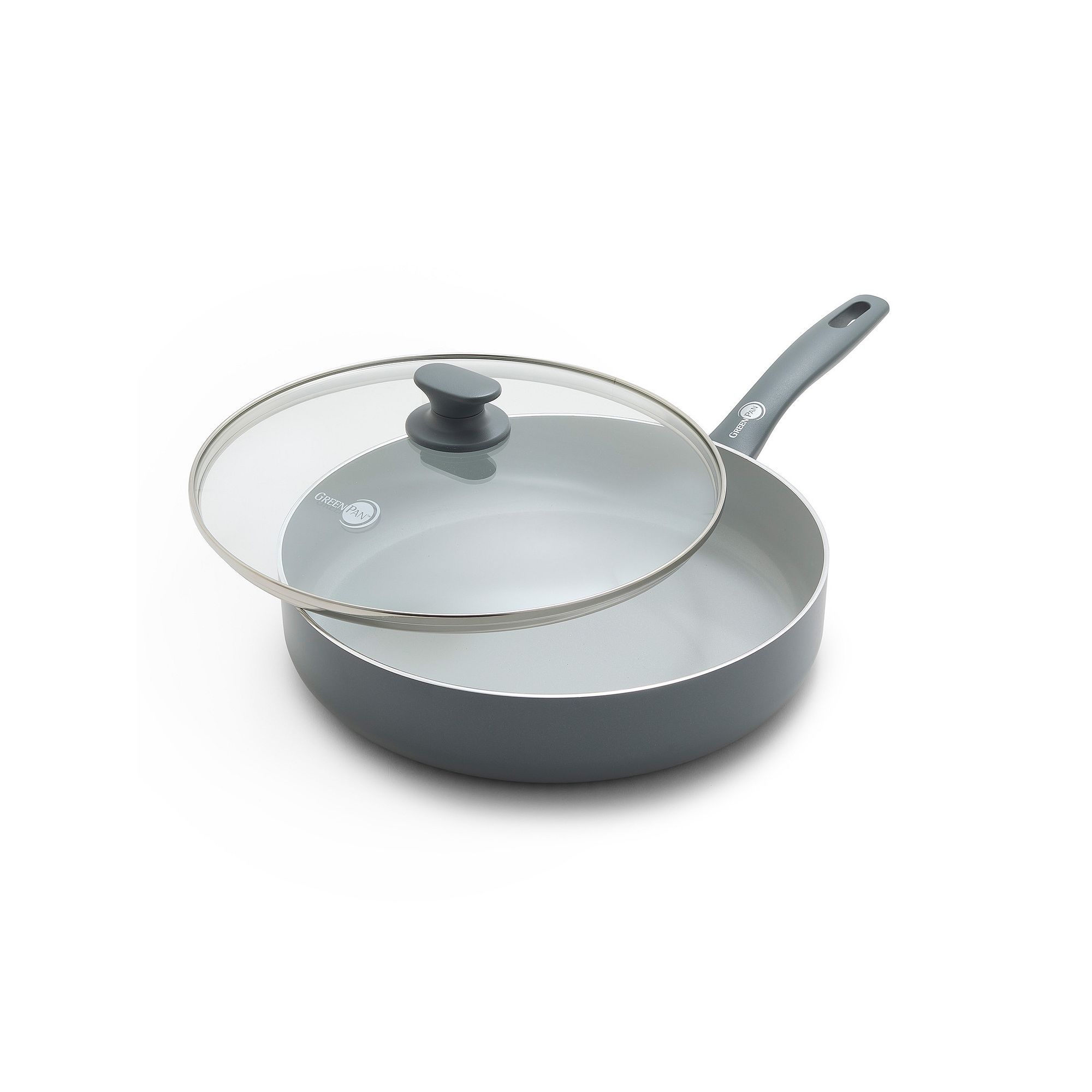 GreenPan Dover 3-qt. Healthy Ceramic Nonstick Covered Saute Pan, Gray