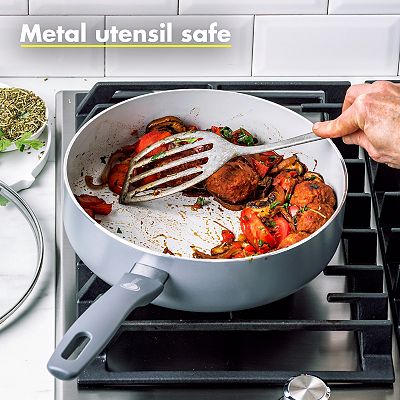 GreenPan Dover 3-qt. Healthy Ceramic Nonstick Covered Saute Pan GreenPan Dover 3-qt. Healthy Ceramic Nonstick Covered Saute Pan