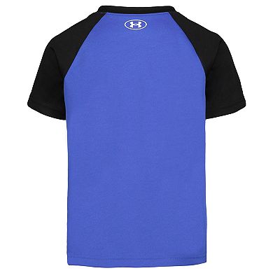 Boys 4-7 Under Armour Baseball Logo Raglan Short Sleeve Graphic Tee