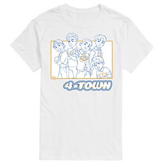 Disney / Pixar’s Turning Red Big & Tall 4 Town Outlines Graphic Tee