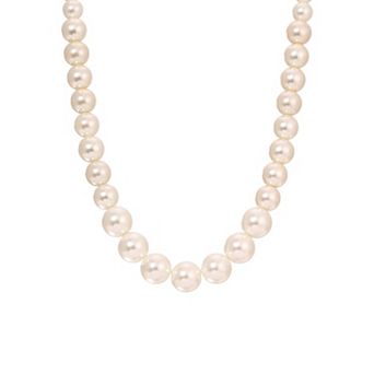 1928 Graduated Simulated Pearl Strand Necklace