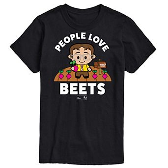 Big & Tall The Office People Love Beets Graphic Tee