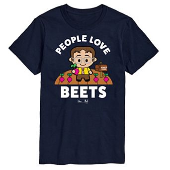 Big & Tall The Office People Love Beets Graphic Tee