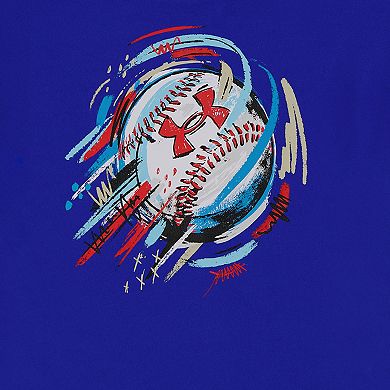Boys 4-7 Under Armour 2-Piece Baseball Logo Tee & Solid Shorts Set