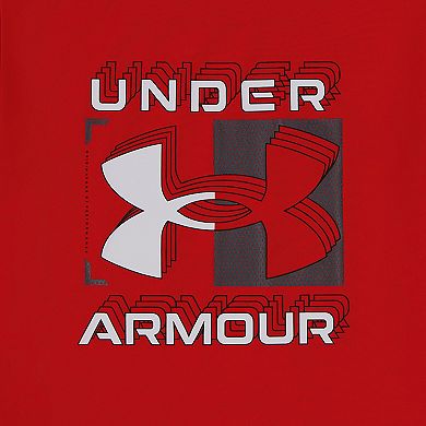 Boys 4-7 Under Armour Logo Graphic Tee & Mesh Shorts Set