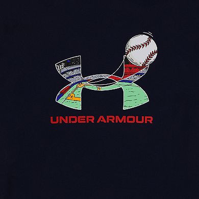 Boys 4-7 Under Armour Baseball Logo Graphic Tee & Shorts Set
