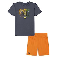 Under Armour Little Girls 2T-6X Short-Sleeve Freedom Flag Tee & Shorts Two  Piece Set