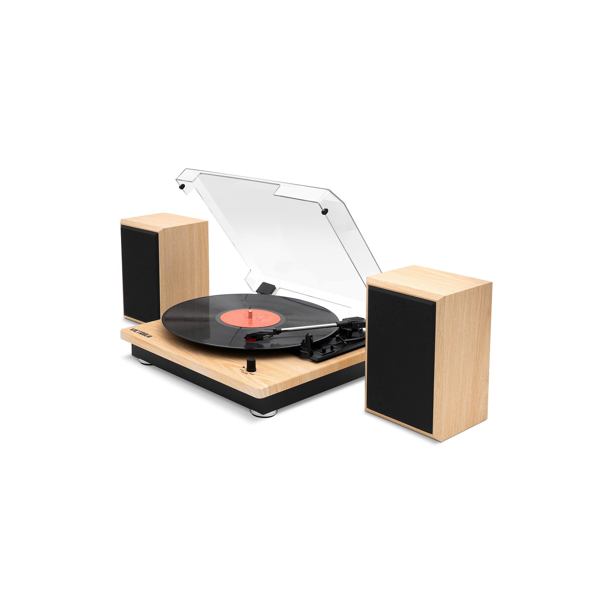 Victrola Montauk Bluetooth Turntable System, Natural