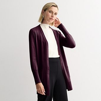 Petite Nine West Essential Cardigan
