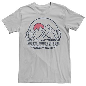 Men's Adjust Your Altitude Forest Landscape Graphic Tee