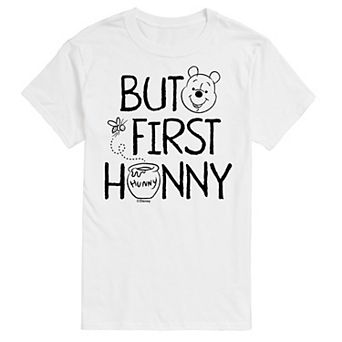 Disney's Winnie the Pooh Big & Tall But First Hunny Graphic Tee