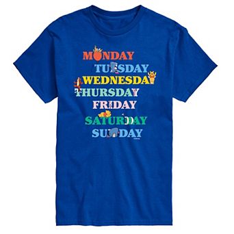 Disney's Winnie the Pooh Big & Tall Days Of The Week Graphic Tee