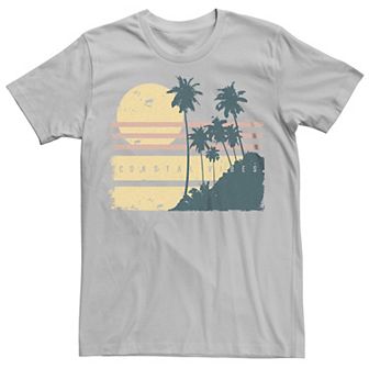 Men's Coastal Vibes Beach Side Graphic Tee