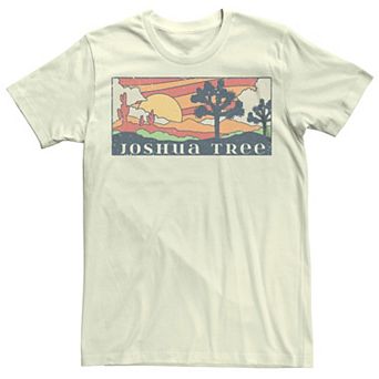 Men's Joshua Tree Desert Landscape Box Graphic Tee