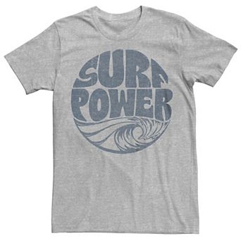 Men's Surf Power Wave Circle Graphic Tee