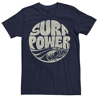 Men's Surf Power Wave Circle Graphic Tee