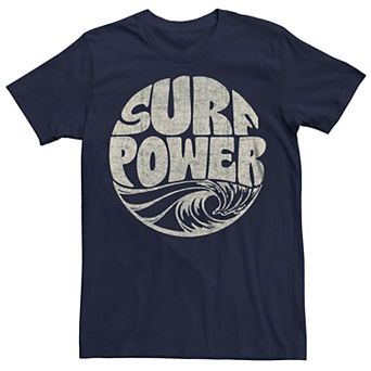 Men's Surf Power Wave Circle Graphic Tee