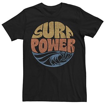 Men's Surf Power Wave Circle Graphic Tee