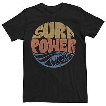Men's Surf Power Wave Circle Graphic Tee