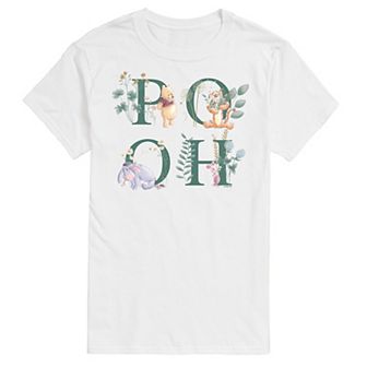 Disney's Winnie the Pooh Big & Tall Flowers Graphic Tee