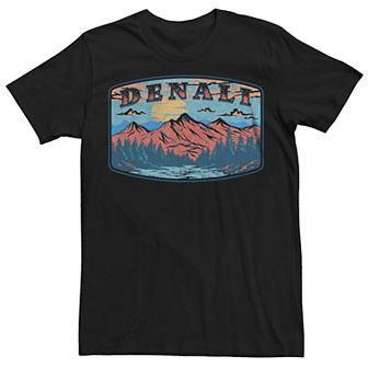 Men's Denali Forest Landscape Buckle Graphic Tee