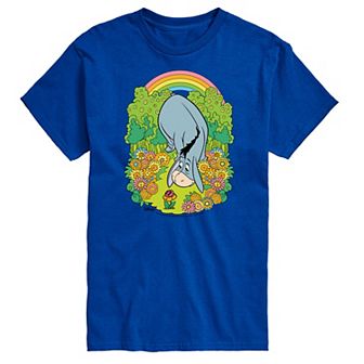 Disney's Winnie the Pooh Big & Tall Eeyore Rainbow Graphic Tee