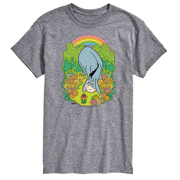 Disney's Winnie the Pooh Big & Tall Eeyore Rainbow Graphic Tee