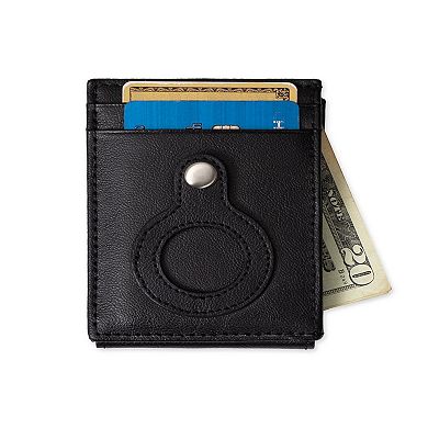 Men's Exact Fit Magnetic Front Pocket Wallet with AirTag Pocket