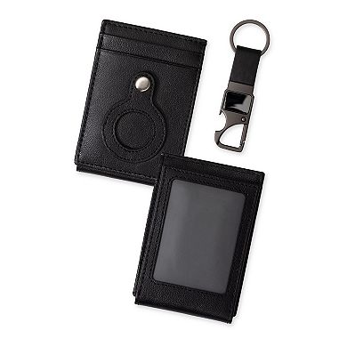 Men's Exact Fit Magnetic Front Pocket Wallet with AirTag Pocket