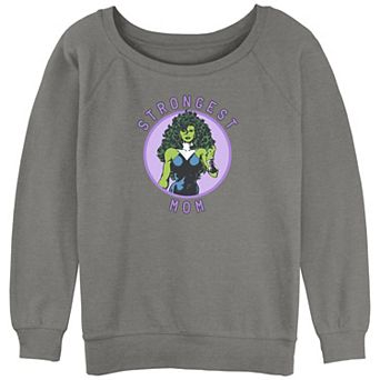 Juniors' She-Hulk Strongest Mom Graphic Fleece