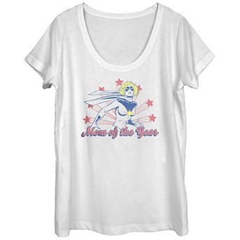 Juniors' Captain Marvel Mom of the Year Graphic Tee