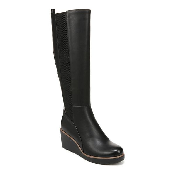 SOUL Naturalizer Adrian Women's Tall Wedge Boots - Black (5)