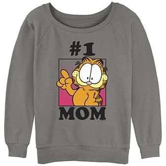 Juniors' Garfield Number One Mom Graphic Fleece