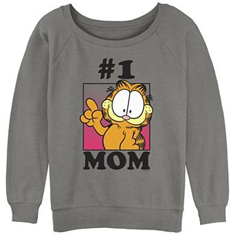Juniors' Garfield Number One Mom Graphic Fleece