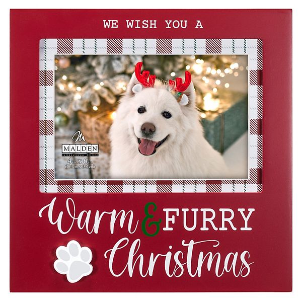 Malden 4" x 6" Matted Warm & Furry Christmas Frame