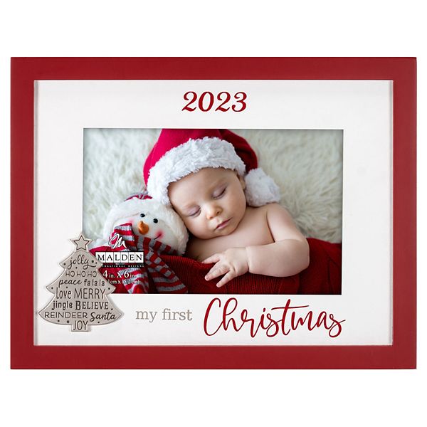 Malden 4" x 6" Matted 2023 My First Christmas Frame