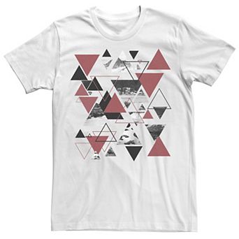 Men's Abstract City Triangles Graphic Tee