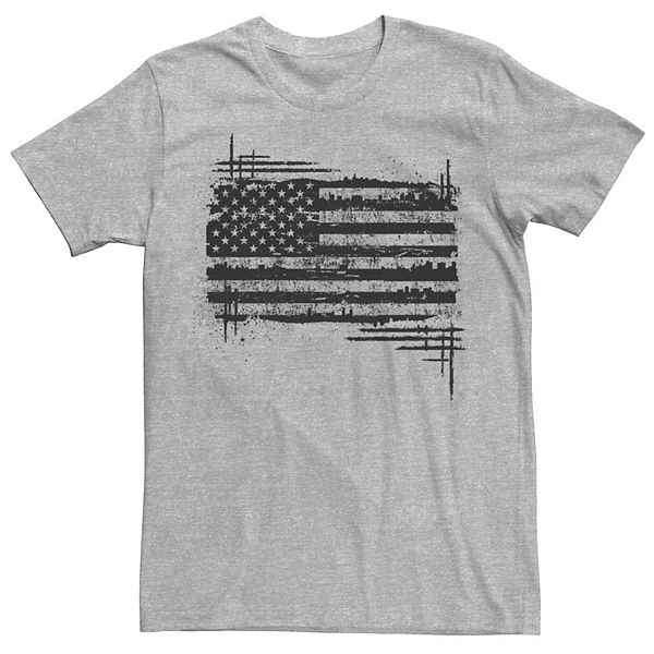 Men's Grimy USA Flag Graphic Tee