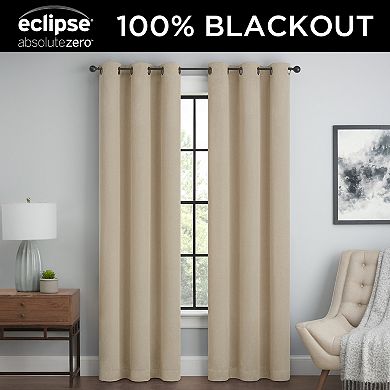 eclipse Magnitech Kaplan 100% Blackout 2 Window Curtain Panels