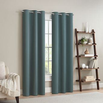 eclipse Magnitech Milos 100% Blackout 2 Window Curtain Panels