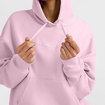 Women's Champion® Powerblend Embroidered Logo Hoodie