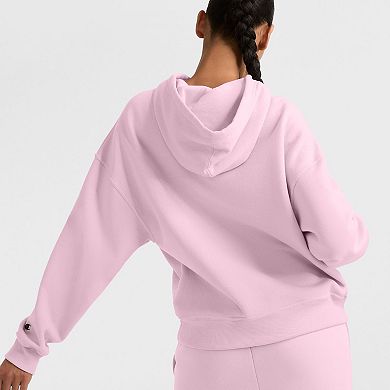 Women's Champion® Powerblend Embroidered Logo Hoodie