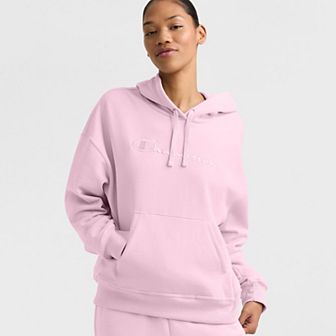 Women's Champion® Powerblend Embroidered Logo Hoodie